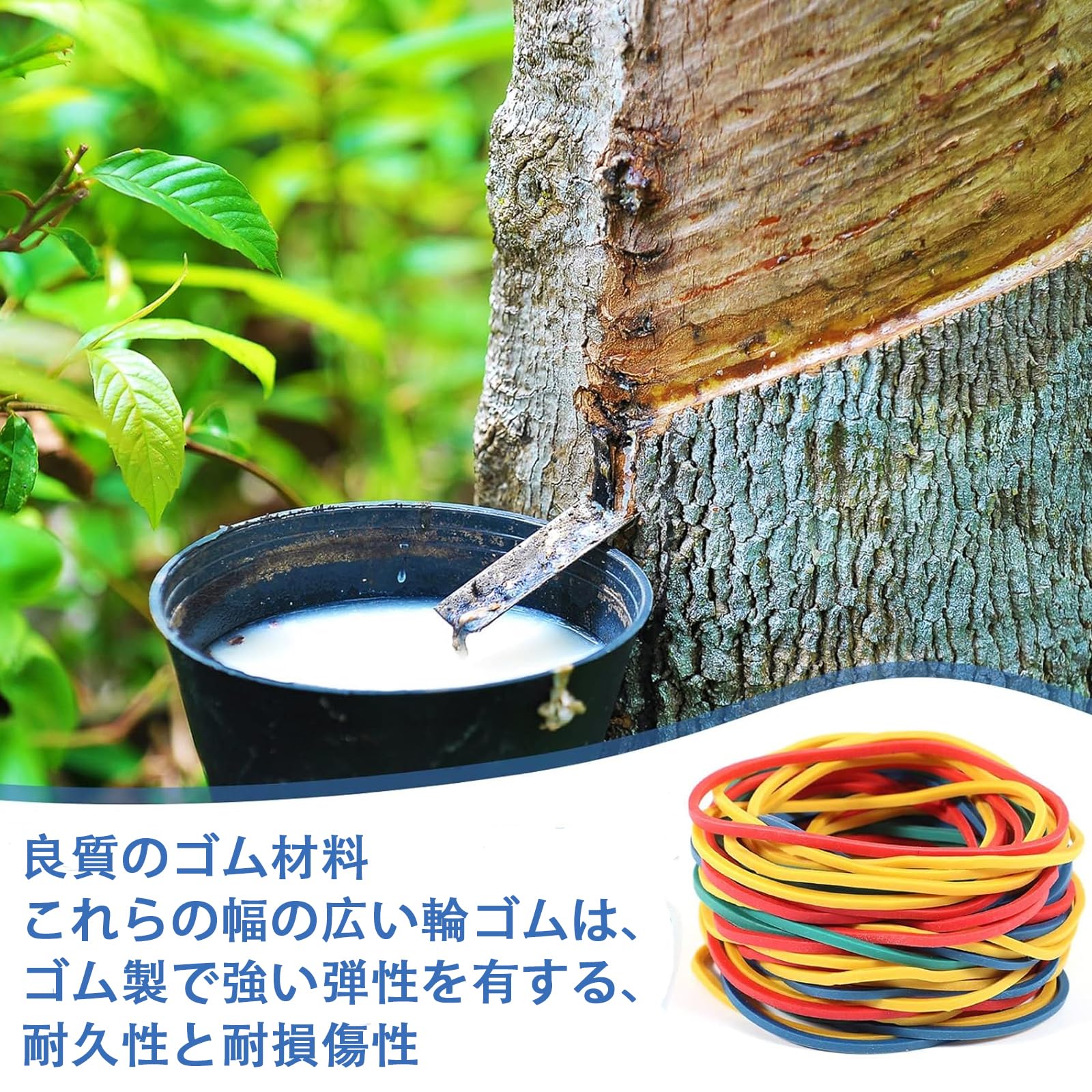 Amazon | 輪ゴム ゴムバンド ラバーバンド カラフル 色つき カラー